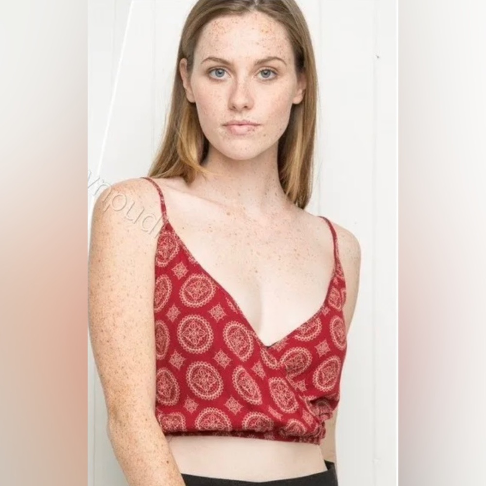 BRANDY MELVILLE Boho Crop Tank Top
